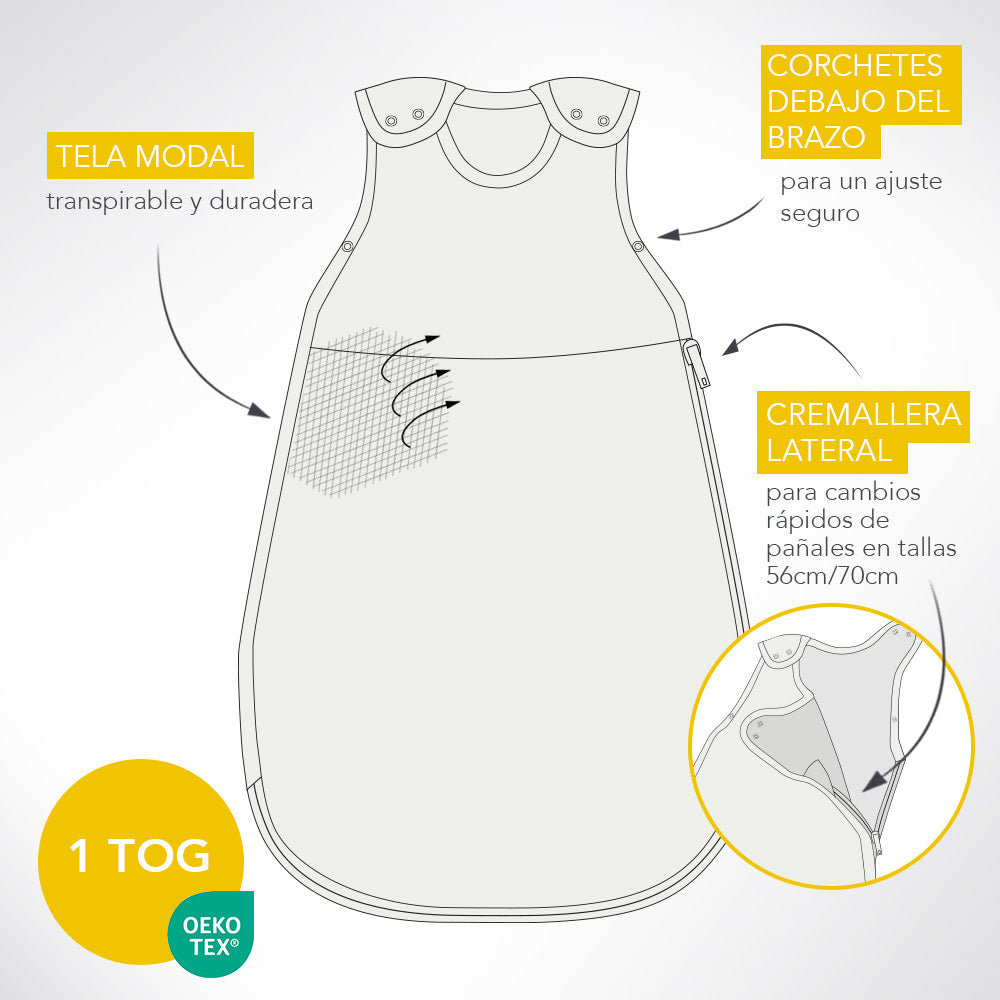 Saco de dormir para bebé 1.0 TOG_USP_420