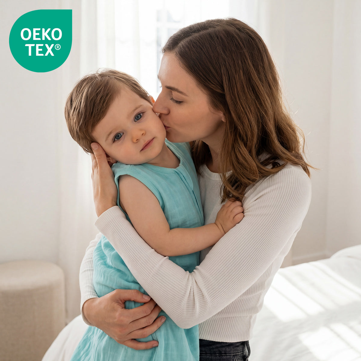 Saco de dormir para bebé de muselina 0.5 Tog_Agua_2_423