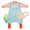Saco de dormir con pies y suelas antideslizantes de algódon orgánico 2.5 TOG_Granja_parte frontal_462