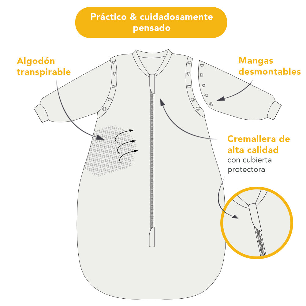 Saco de dormir para bebé 2.5 TOG_USP_465