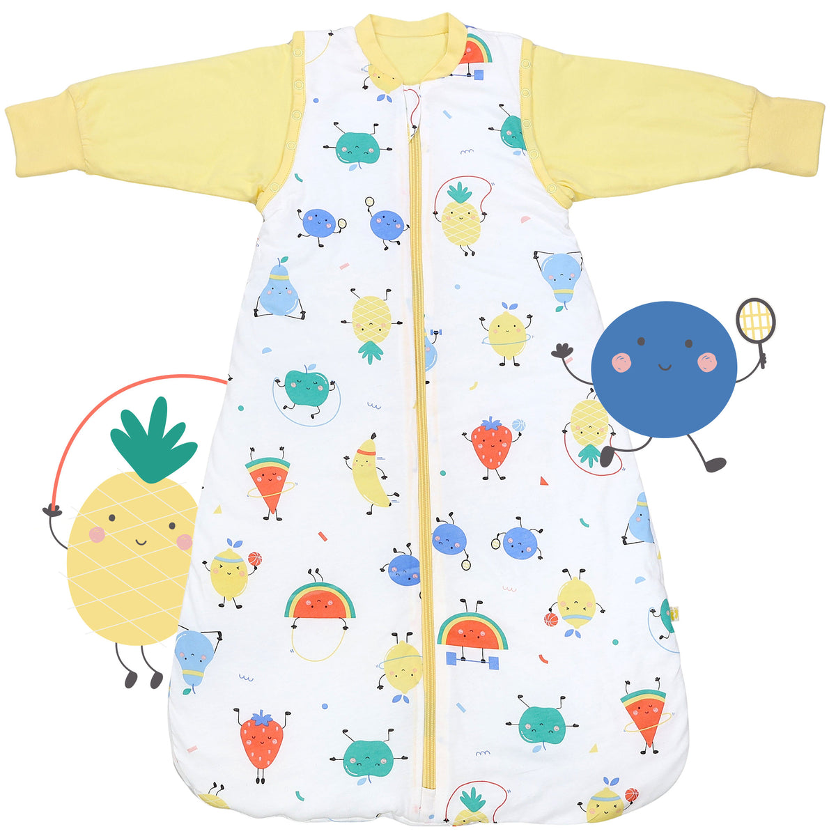 Saco de dormir para bebé 2.5 TOG_Frutas en Forma_parte frontal_465