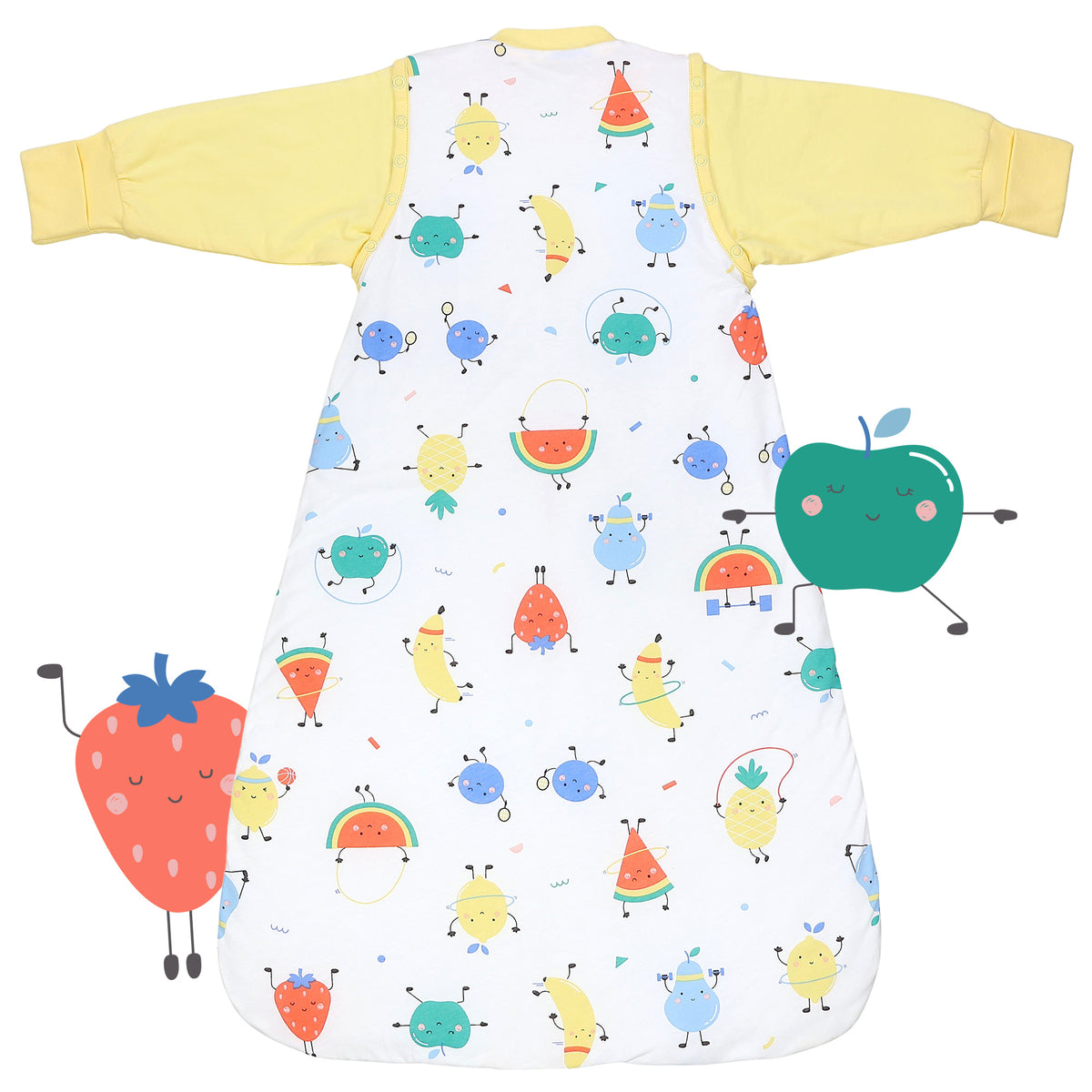 Saco de dormir para bebé 2.5 TOG_Frutas en Forma_parte trasera_465