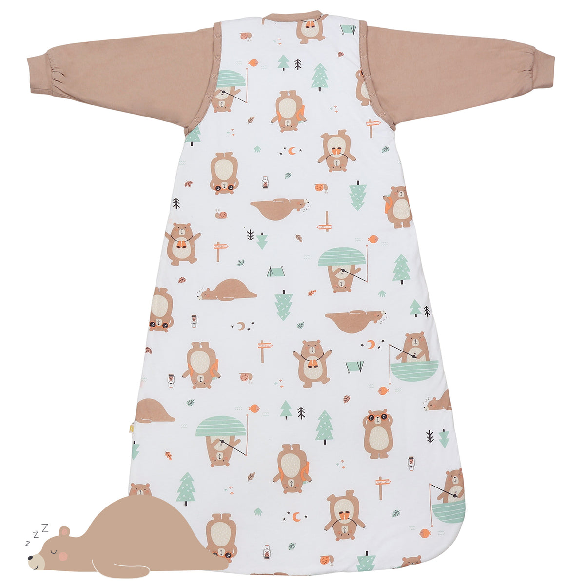 Saco de dormir para bebé 3.5 TOG_Oso Explorador_parte trasera_471