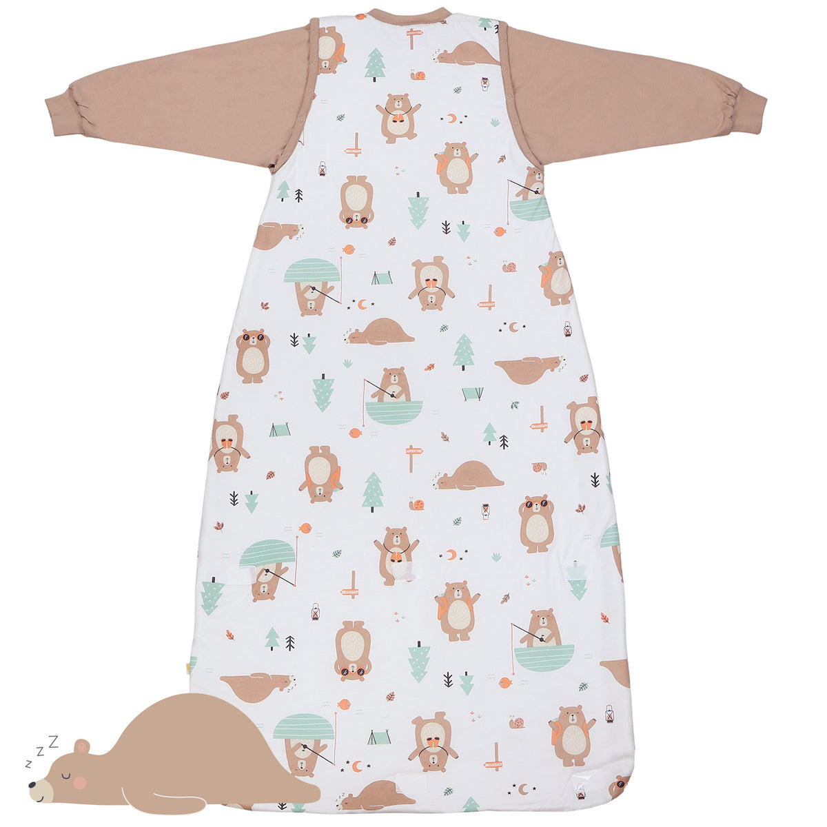 Saco de dormir para bebé 3.5 TOG_Oso Explorador_parte trasera_471