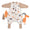 Saco de dormir con pies y suelas antideslizantes 3.5 TOG_Animales de montaña_parte frontal_468