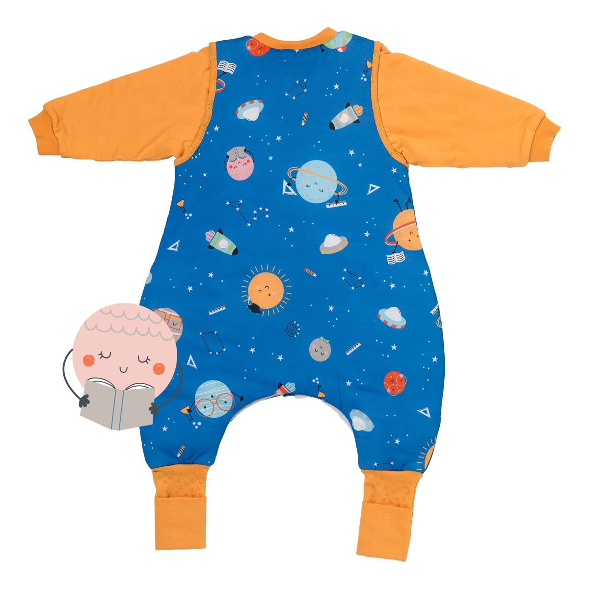 Saco de dormir con pies y suelas antideslizantes 3.5 TOG_Space_parte trasera_468