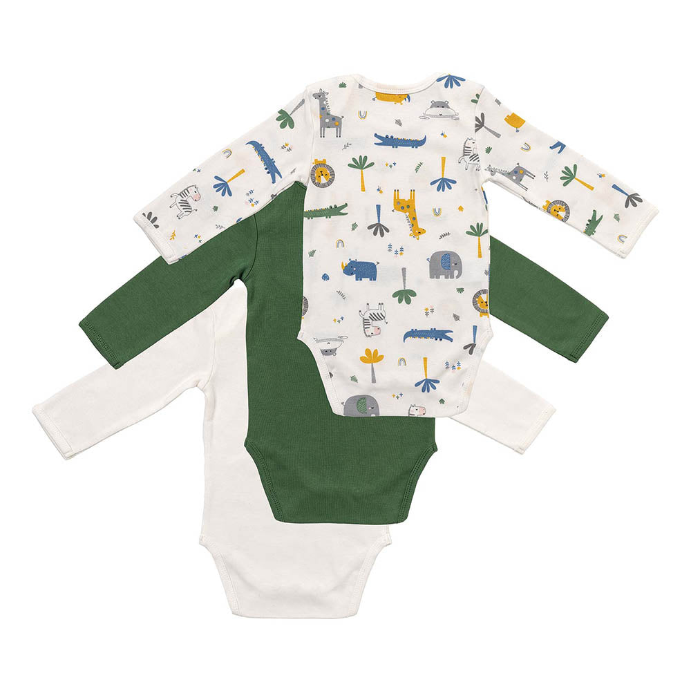 Pack de 3 bodies para bebé manga larga de algódon orgánico_Jungla_6_434