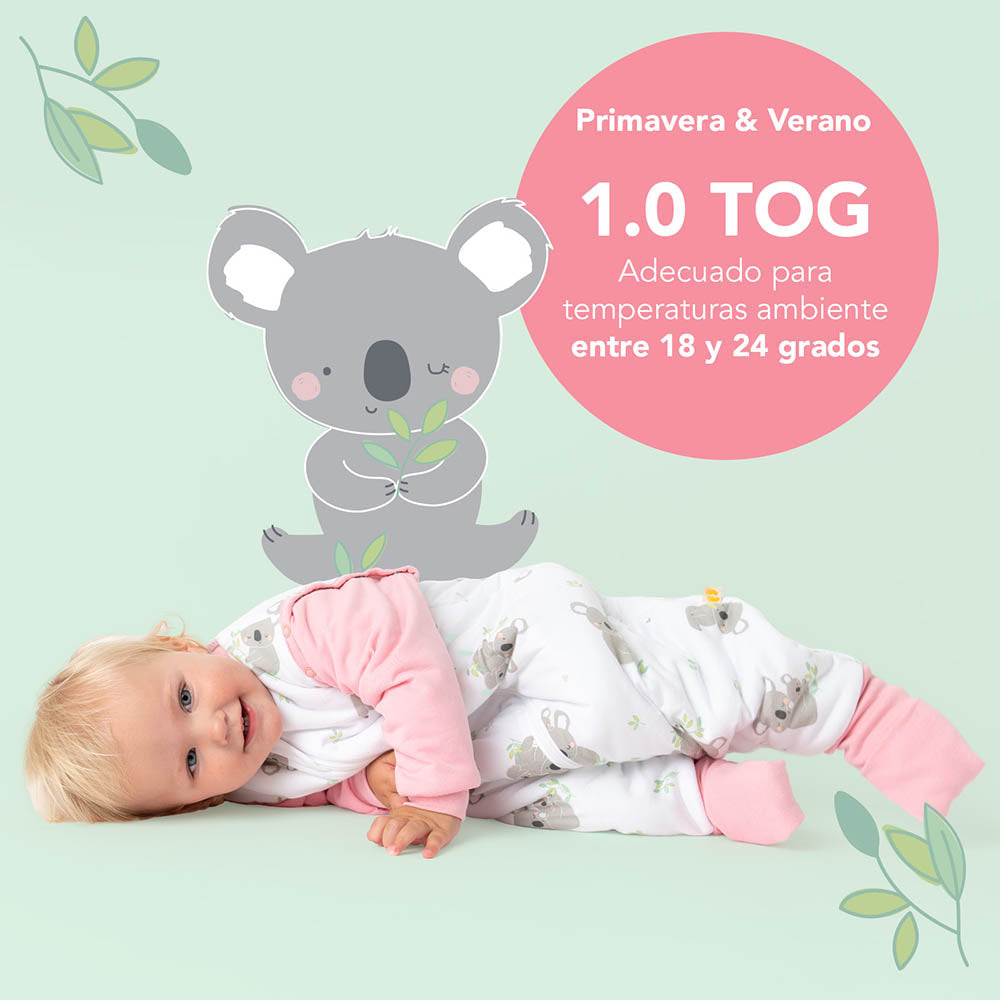 Saco de dormir con pies y suelas antideslizantes y mangas 1.0 TOG_Koala_TOG_1182