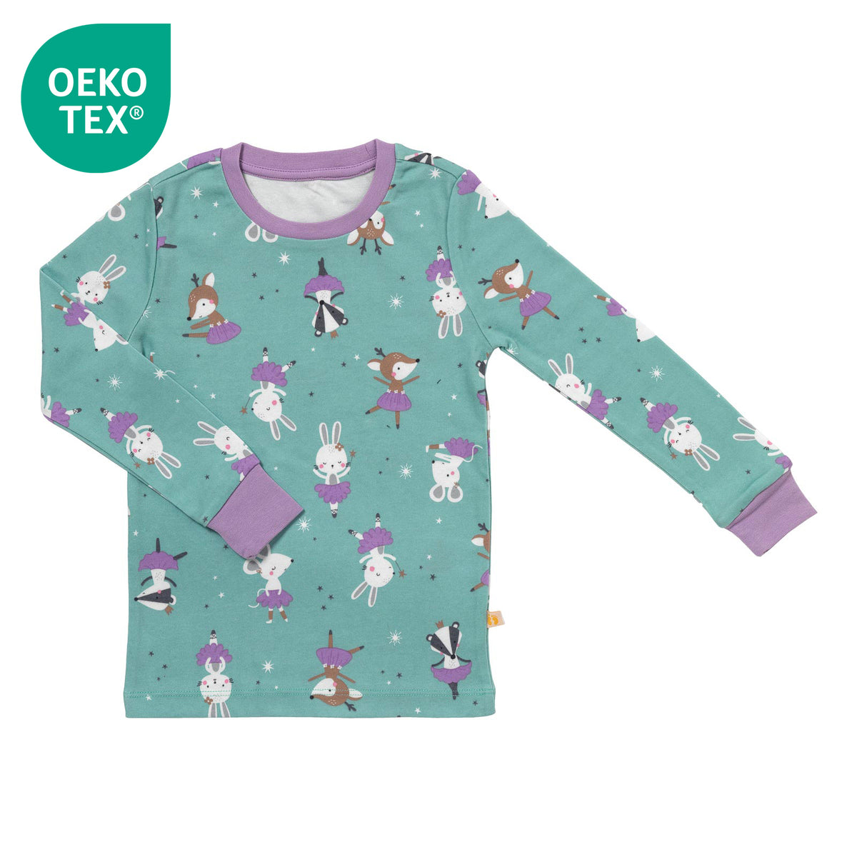Pijama de niño de algódon orgánico_Bailarina_OEKOTEX_444