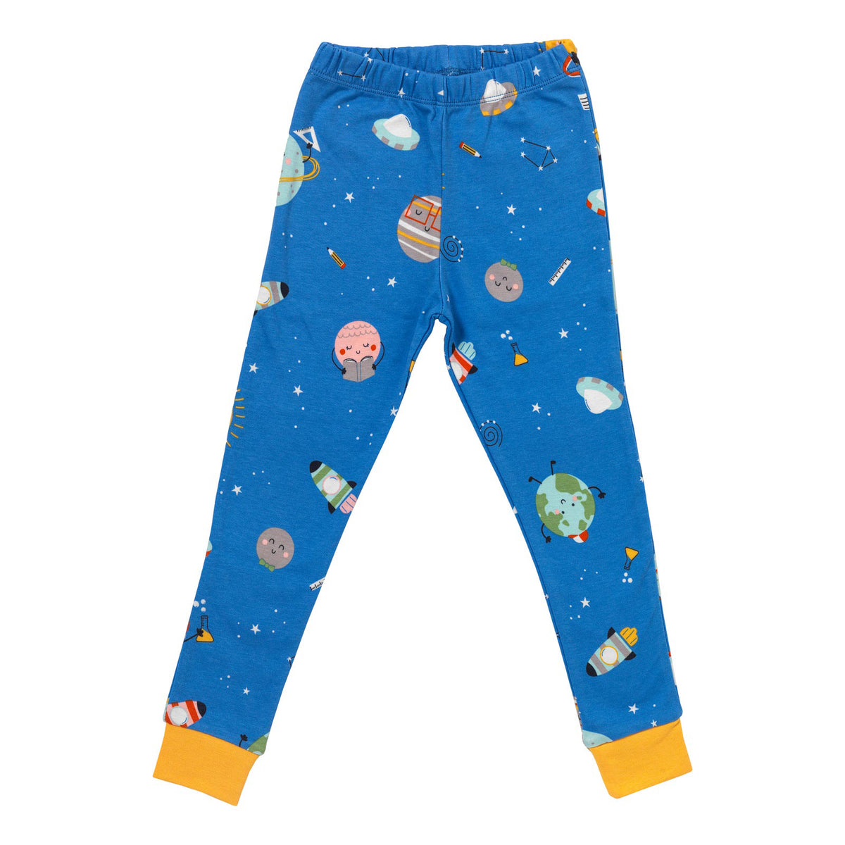 Pijama de niño de algódon orgánico_Space_pantalón_444
