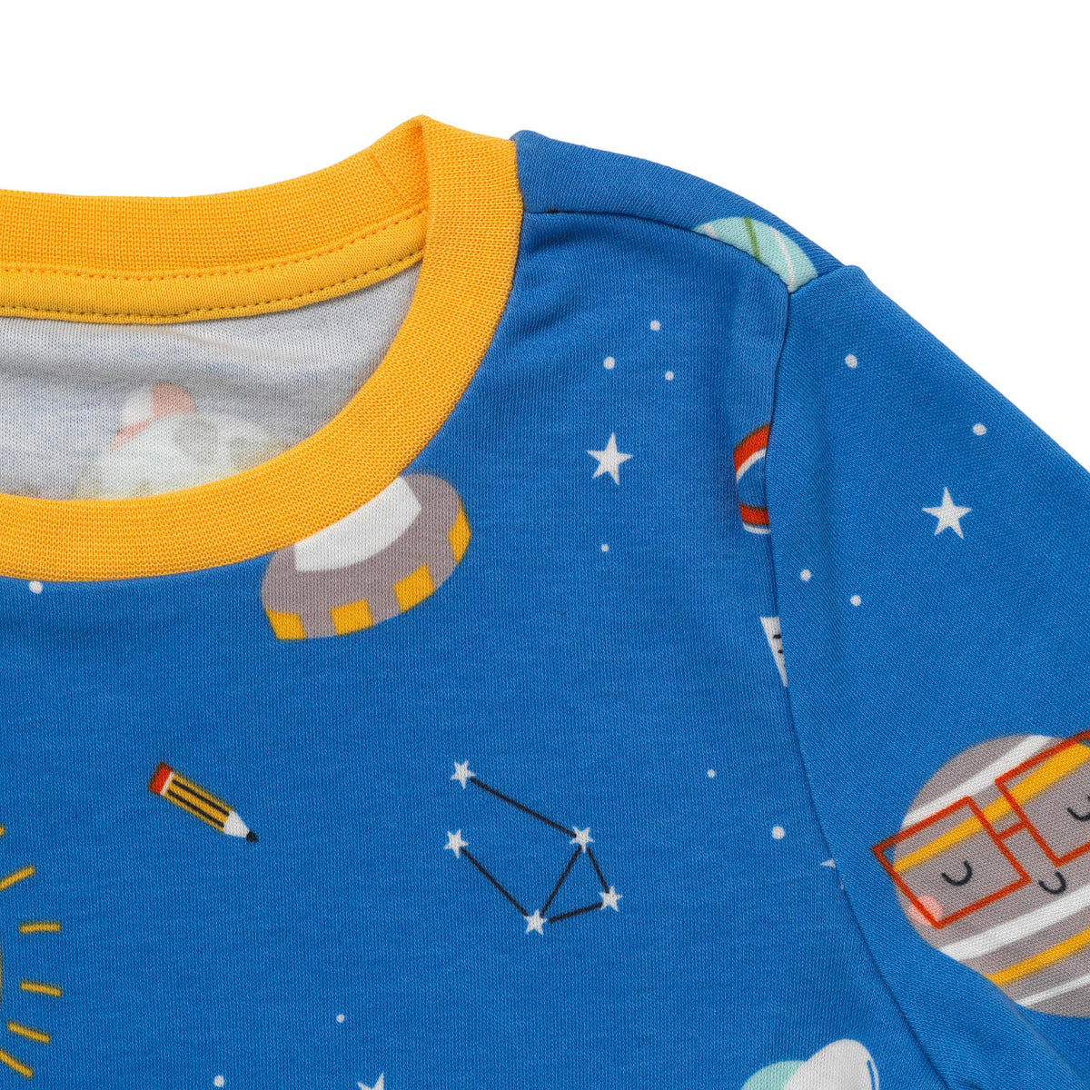Pijama de niño de algódon orgánico_Space_detalle_444