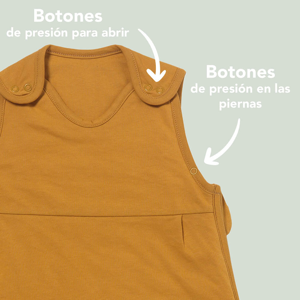 Saco de dormir para bebé 1.0 TOG_Azafrán_zona del brazo_425