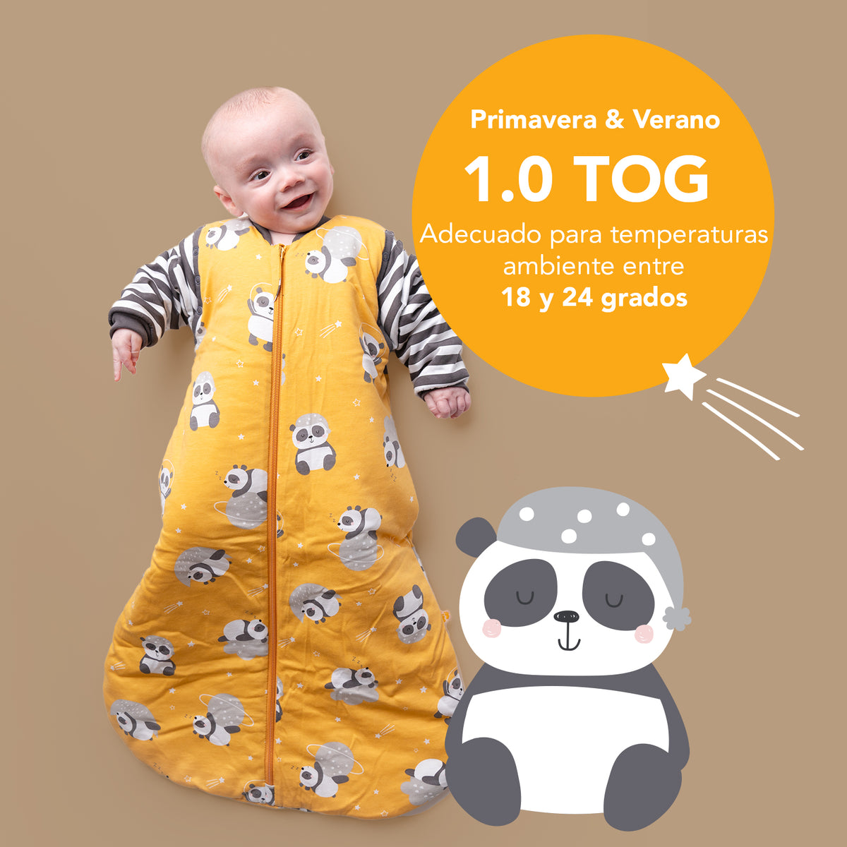 Saco de dormir para bebé 1.0 TOG_Panda_TOG_1187