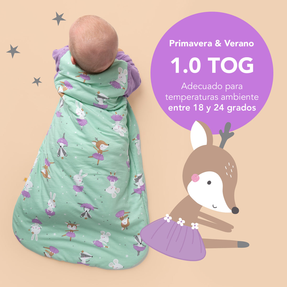 Saco de dormir para bebé 1.0 TOG_Bailarina_TOG_1187