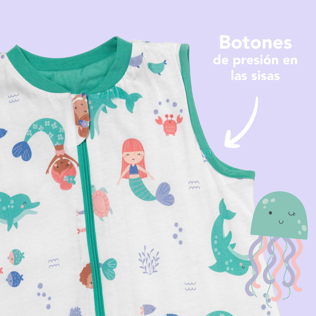 Saco de dormir para bebé 1.0 TOG_Sirena_zona del brazo_420