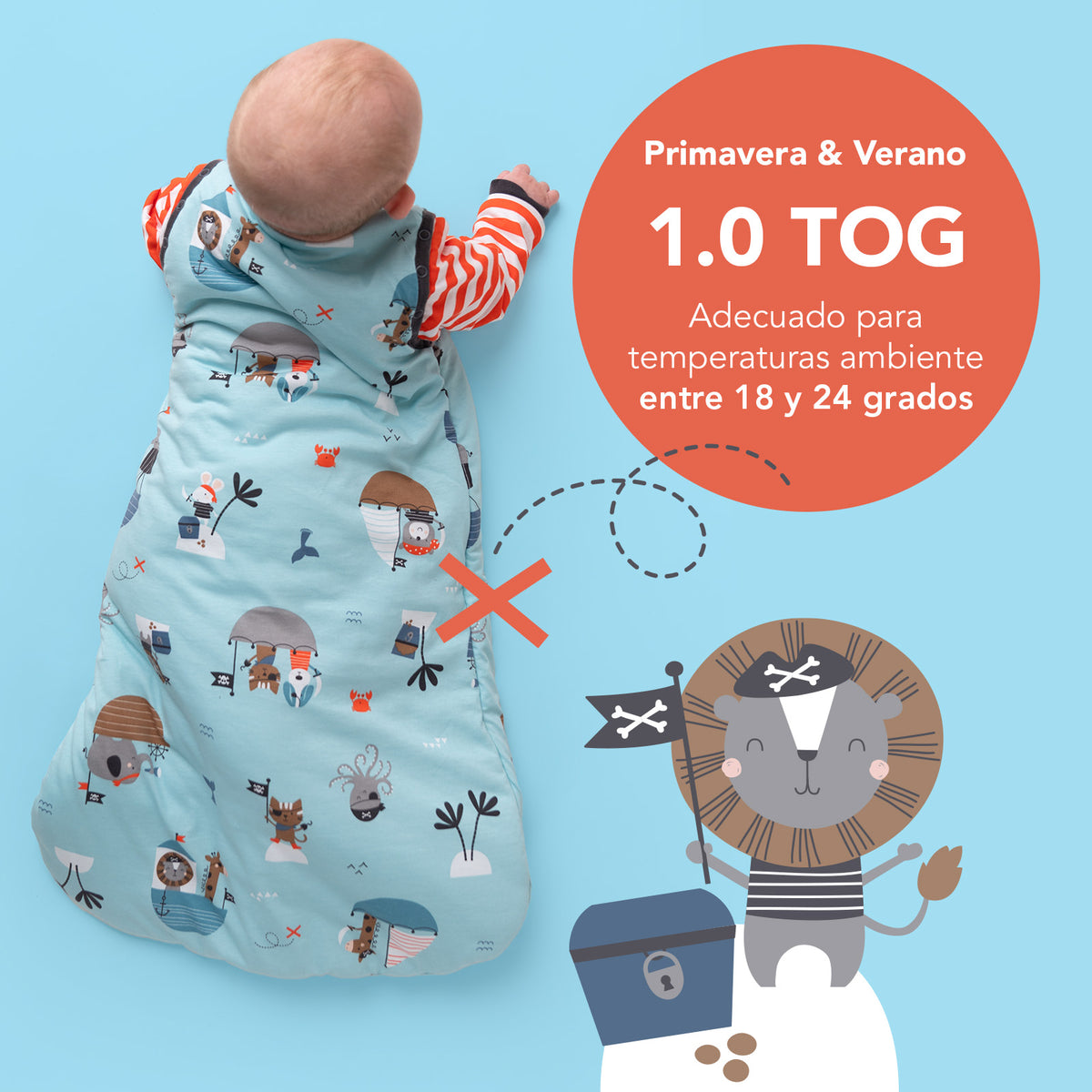 Saco de dormir para bebé 1.0 TOG_Pirata_TOG_1187