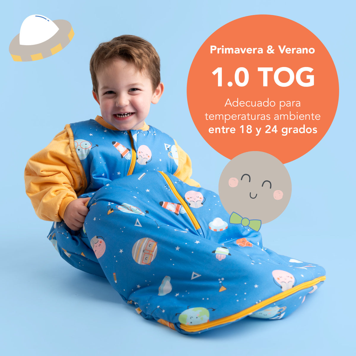 Saco de dormir para bebé 1.0 TOG_Space_TOG_1187