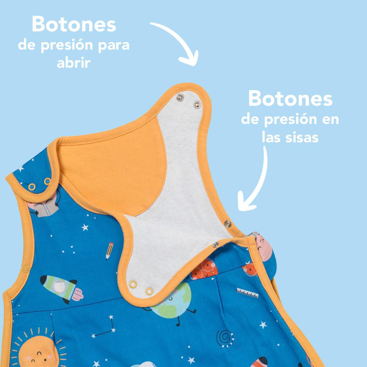 Saco de dormir para bebé 1.0 TOG_Space_zona del brazo_420