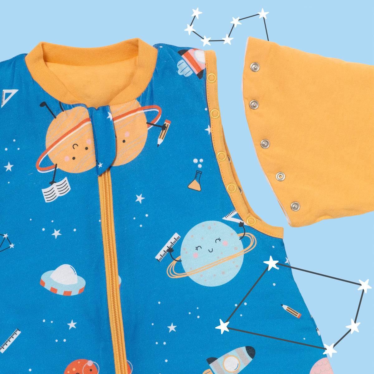 Saco de dormir para bebé 2.5 TOG_Space_zona del brazo_465