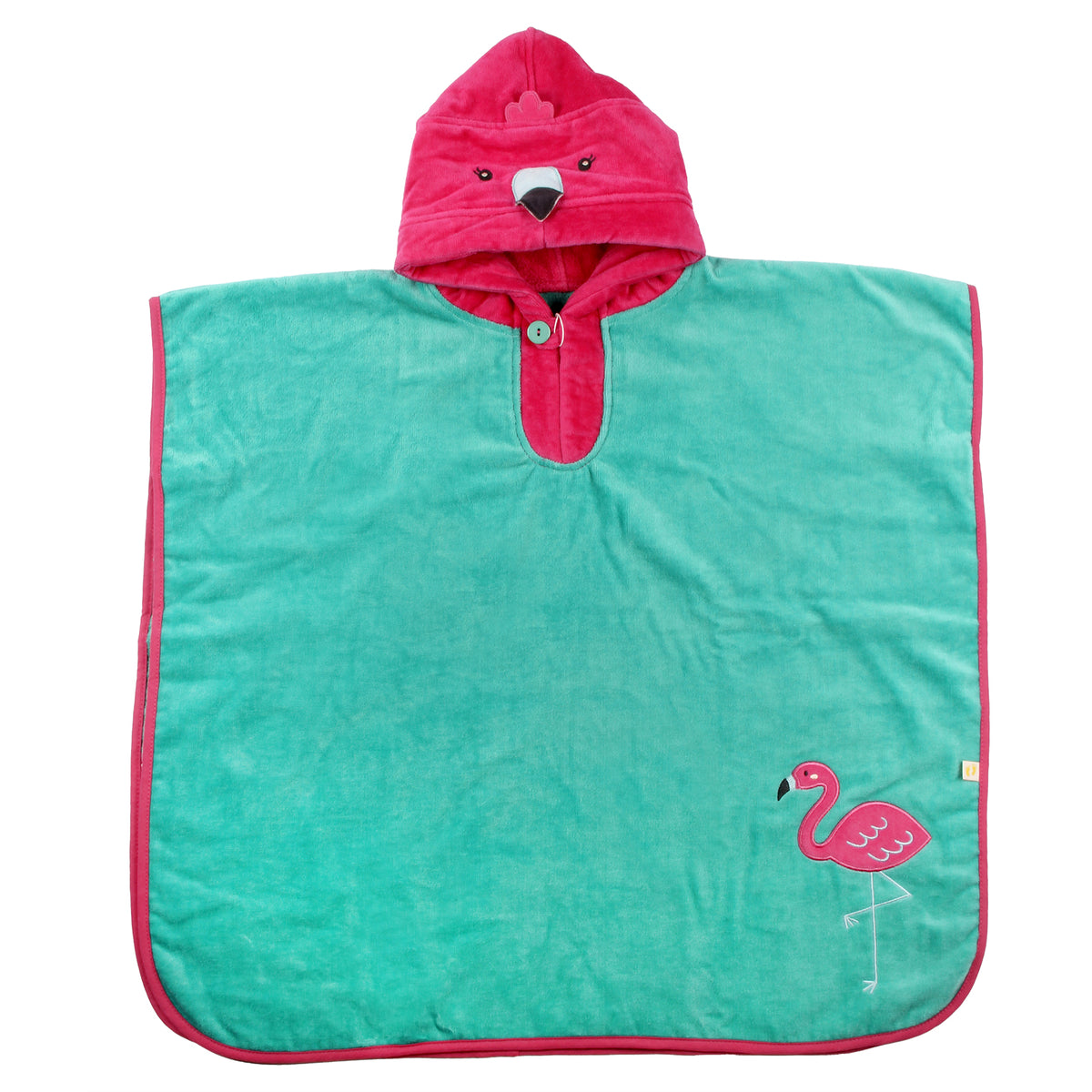 Poncho de Baño con Capucha_Flamenco_1_409