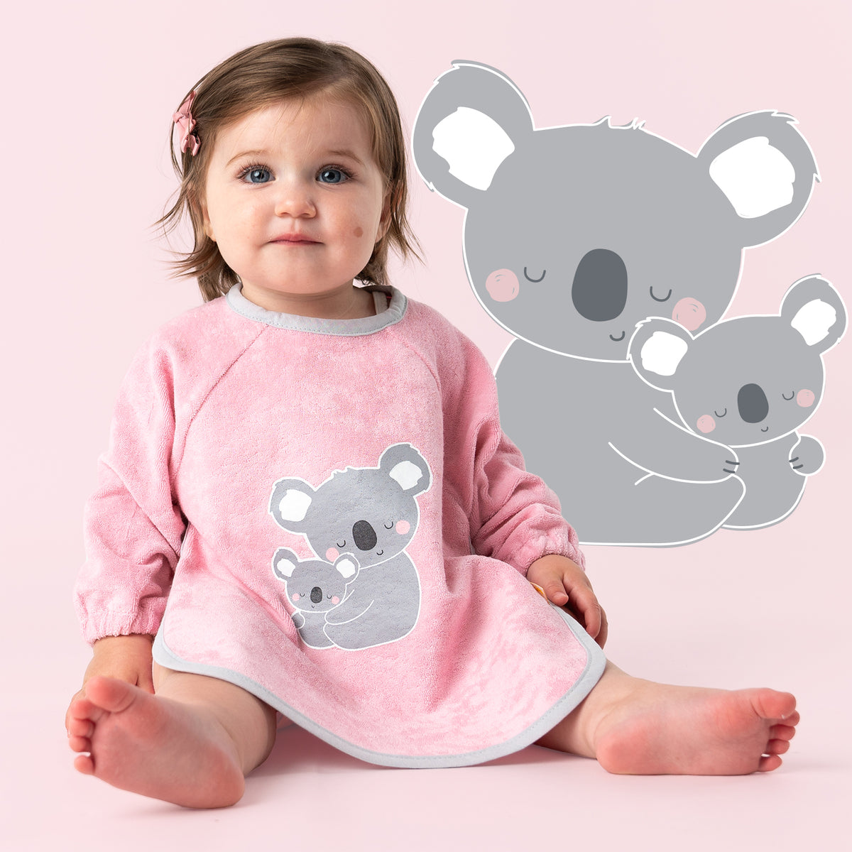 Babero impermeable con mangas_Koala_2_411