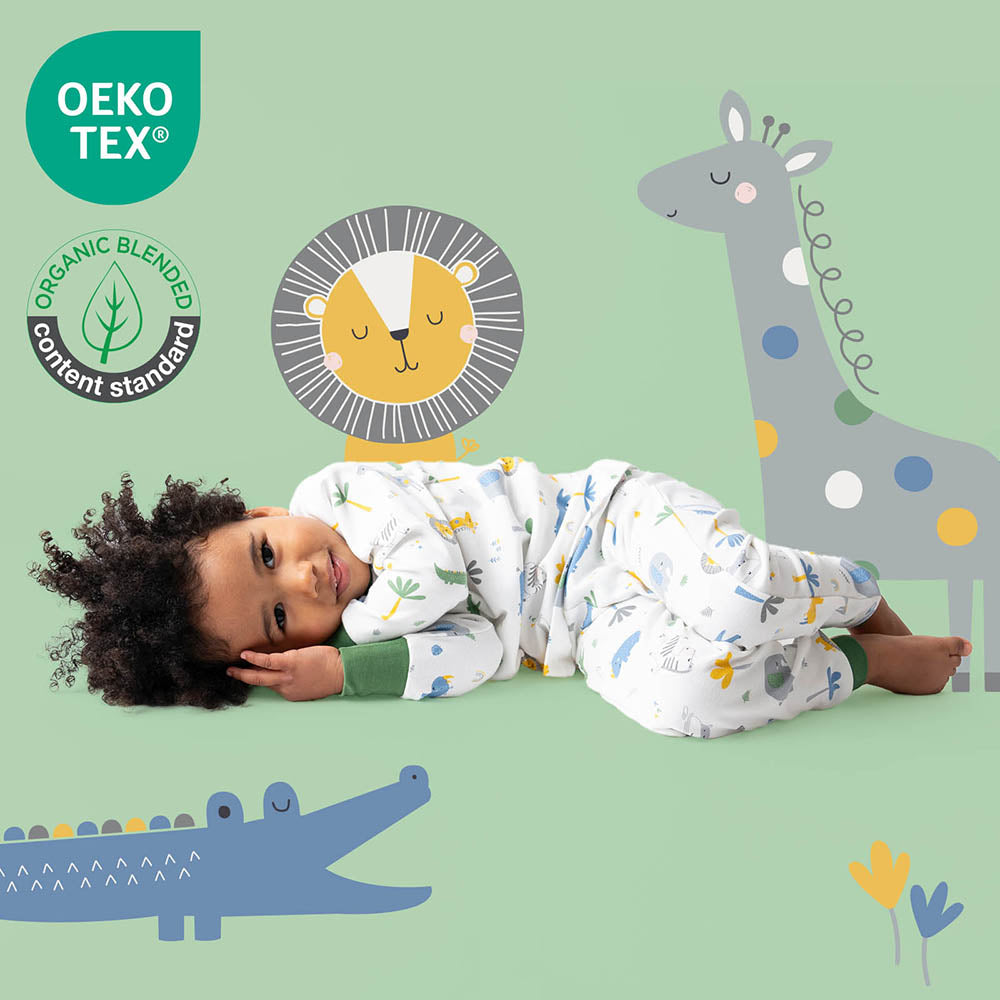 Pijama de niño de algódon orgánico_Jungla_OEKOTEX_444