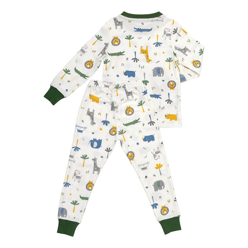 Pijama de niño de algódon orgánico_Jungla_parte trasera_444