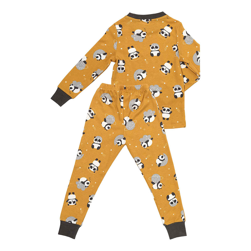 Pijama de niño de algódon orgánico_Panda_parte trasera_444
