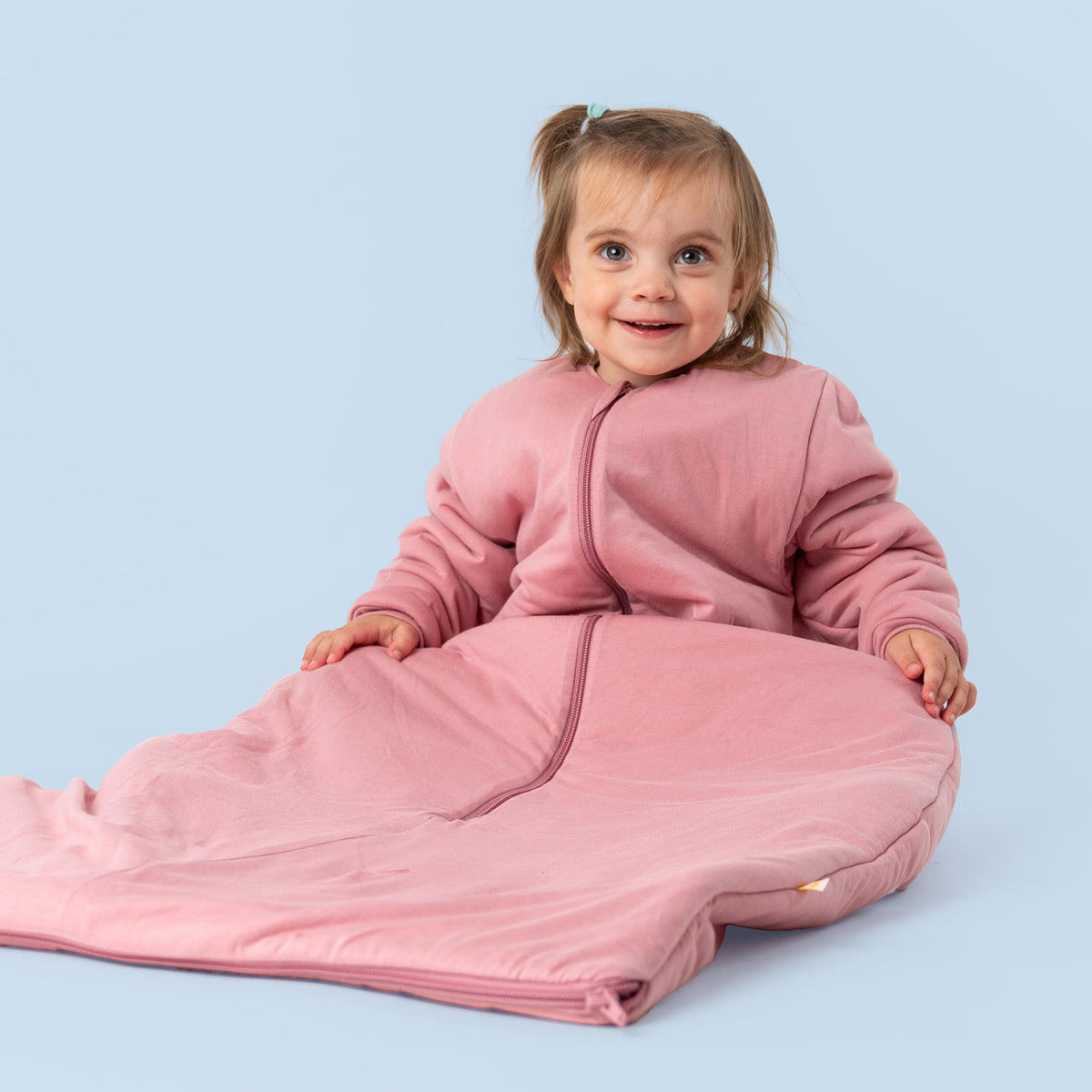 Saco de dormir para bebé 3.5 TOG_Rosa pastel_foto de ejemplo_473