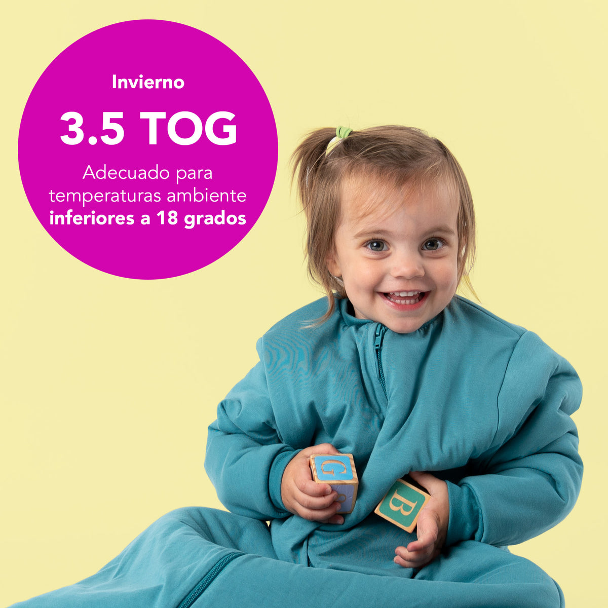Saco de dormir para bebé 3.5 TOG_Petróleo_TOG_473