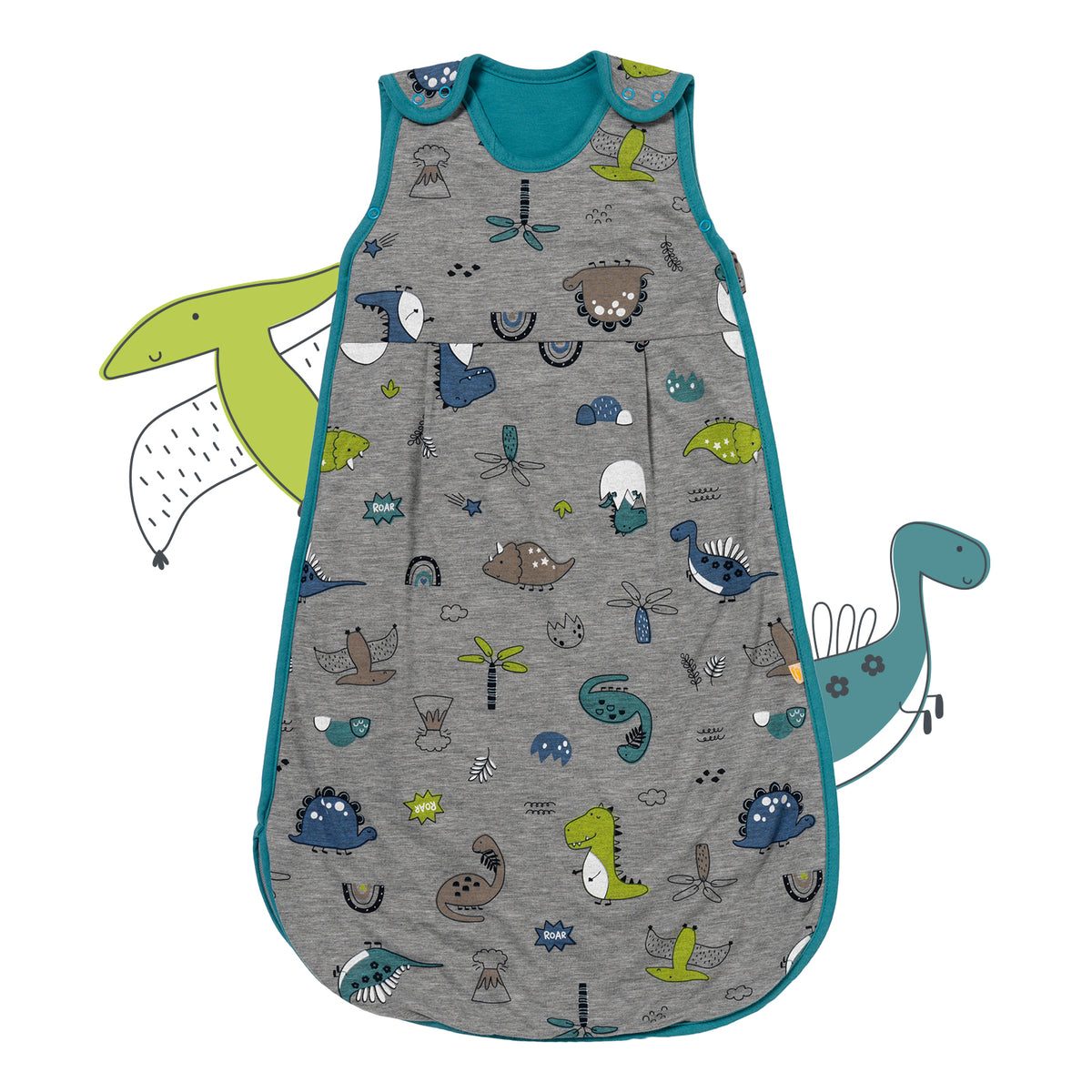 Saco de dormir para bebé 1.0 TOG_Dinosaurio_parte frontal_420