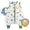 Saco de dormir con pies de muselina 0.5 TOG_Jungla_parte frontal_412