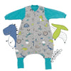 Saco de dormir con pies y suelas antideslizantes 2.5 TOG_Dinosaurio_parte frontal_461