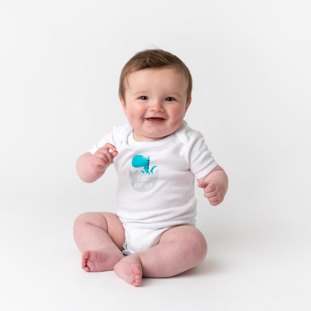 Body para bebé con mensaje de algodón orgánico_Little Brother_3_431