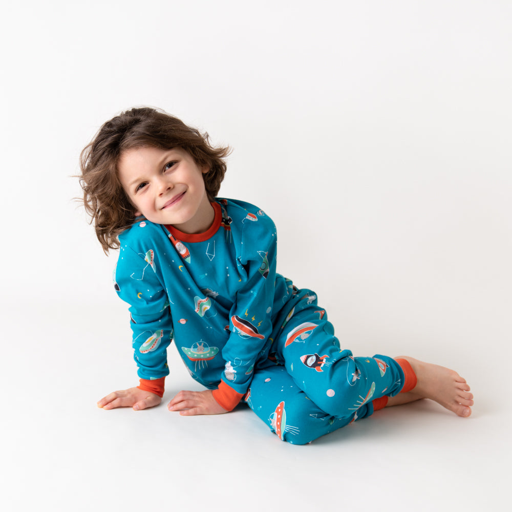 Pijama de niño de algódon orgánico_Space_detalle_444