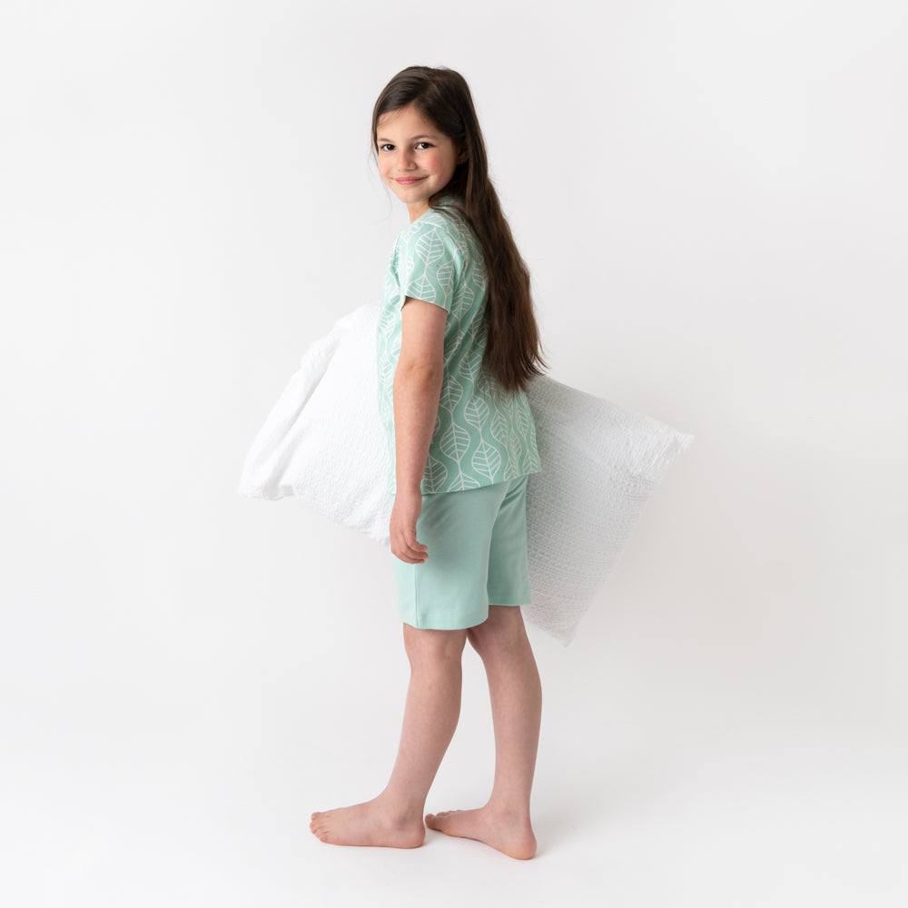 Pijama corto de niño de algódon orgánico_pantalón_445