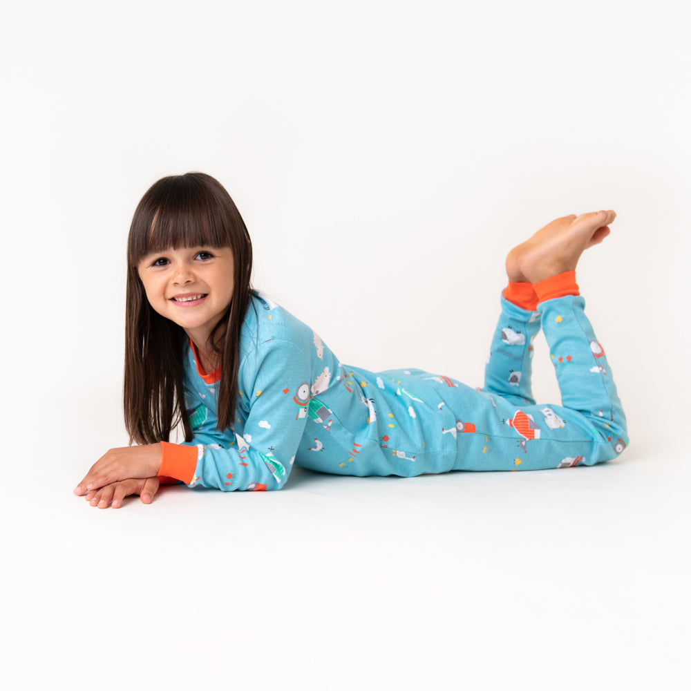 Pijama de niño de algódon orgánico_Granja_detalle_444